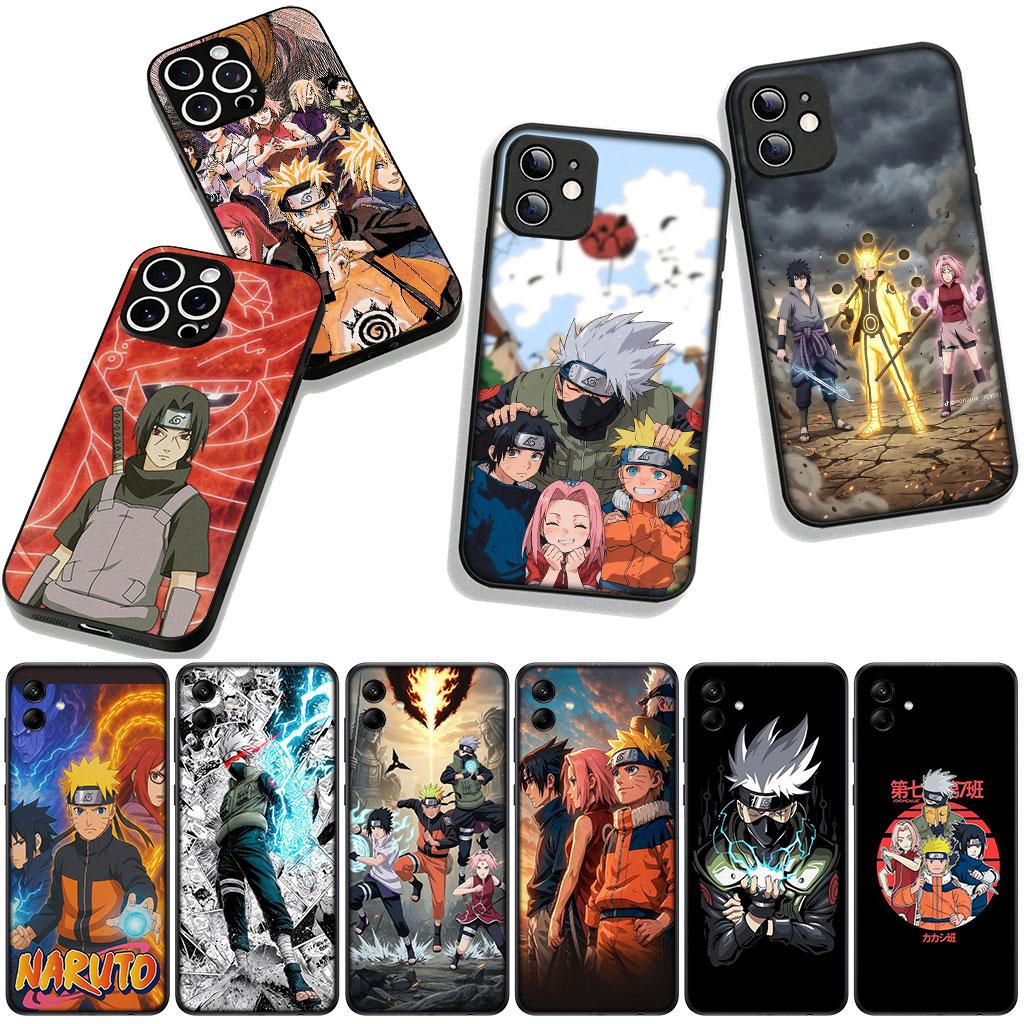 Cover for Apple iPhone 16 15 14 Plus 13 12 Mini 17 Pro Max + ProMax 16E Air Phone Case Narutos Kakashi Haruno Sakura Sasuke