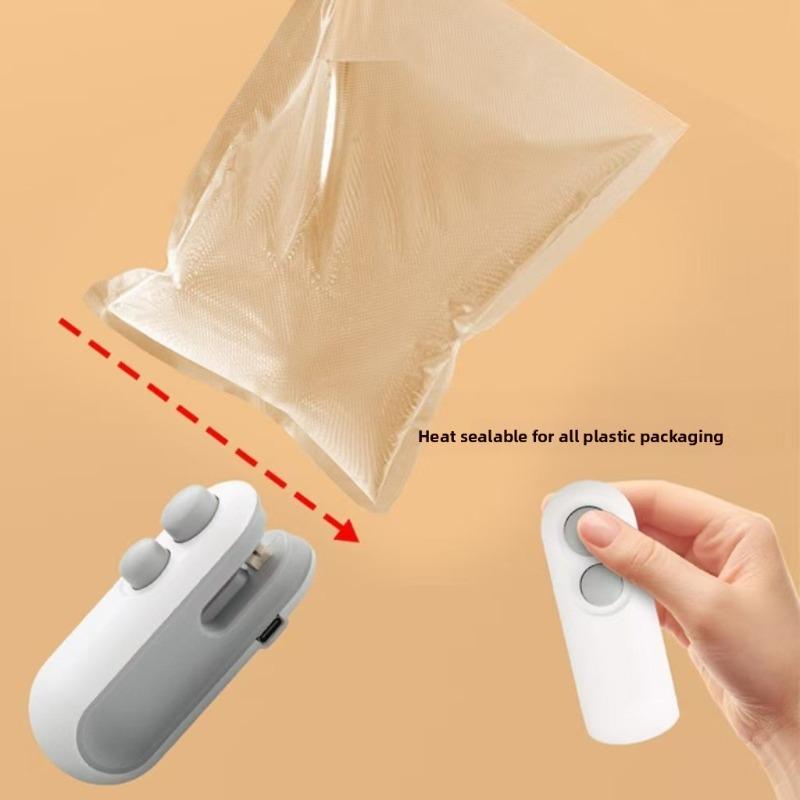Mini Sealing Machine for Food Plastic Bags, Plastic Sealing Machine for Snacks, Household Small Heat Sealing Machine, Sealing Machine