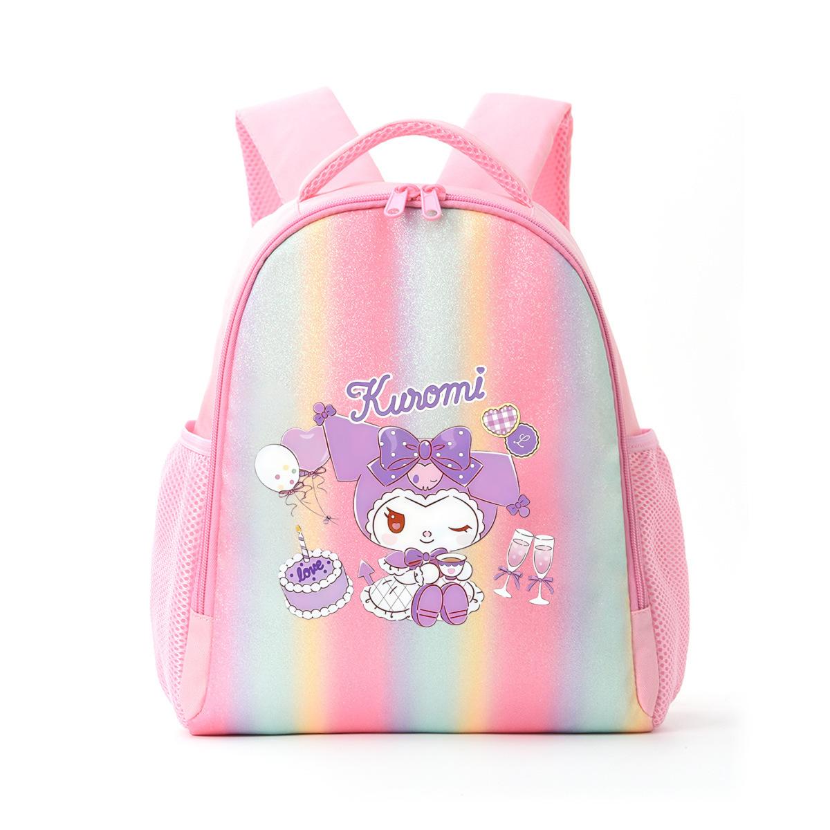 Family Children S Backpack Primary School Student Rainbow School Bag Children S Backpack Light Leisure