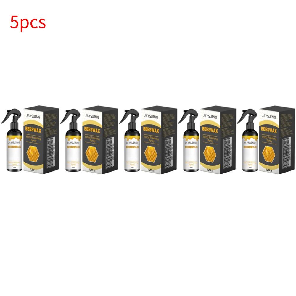 120ml Furniture Solid Wood Care Beeswax Spray Waterproof Multipurpose Wear Resistant for Wooden Furniture Cabinets Floors