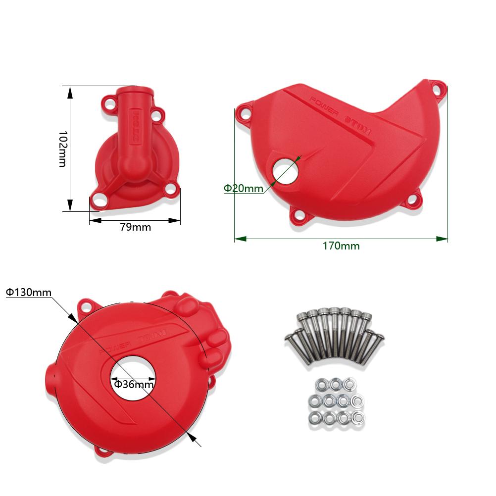 Motorcycle NC Engine Cover Clutch Magneto Water Pump Protection Case For AVANTIS ENDURO MOTOLAND BRZ MOTAX KAYO ZONGSHEN ZUUMAV