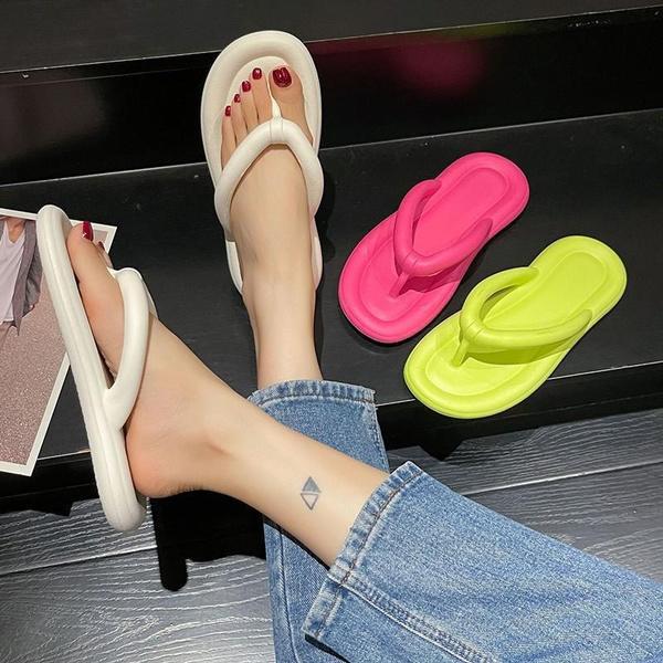 Hausschuhe für Damen und Herren Indoor Outdoor Lässig Weiche Plateau-Schuhe Dusch-Sandalen Badesandalen Sommer Strand-Hausschuhe Leichte Flip-Flops