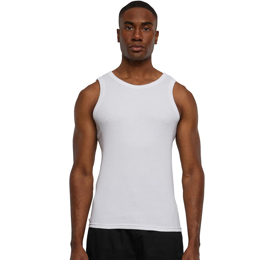 Build Your Brand Mens Plain Tank Top