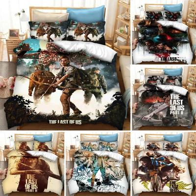 Game The Last Of Us Part Bedding Set Duvet Cover Bedroom Comforter Covers Single Twin King Size Quilt Cover Home Textile 2-3PCS