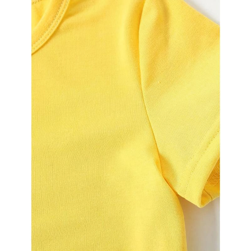 European Size Girls Heart Print Mother and Child T-Shirt Fashionable Versatile and Comfortable