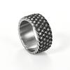 Ring Personalized Retro Men's Trend Brand Circle Ring Stainless Steel Men's Retro Ring