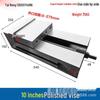 Tairong 10-inch Precision CNC Milling Vise - Flat Jaw, Right Angle Fixture, Type 250 Heavy-Duty Bench Vise.