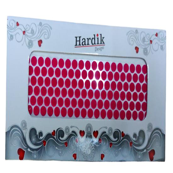 

@ Indian Traditional Velvet Pink Bindi Round Shape For Women