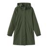 Veste Coupe-vent Femme Printemps Automne Fine Manches Longues Déperlante Capuche Amovible Couleur Unie