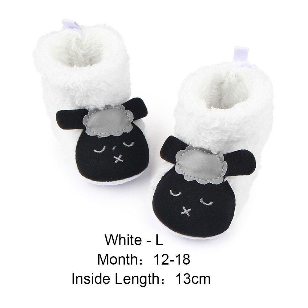Noworodkowe Zimowe Pluszowe Polarowe Podłogowe Buciki Dziecięce Bawełniane Ocieplane Ciepłe Kozaczki Kapcie Owcze
