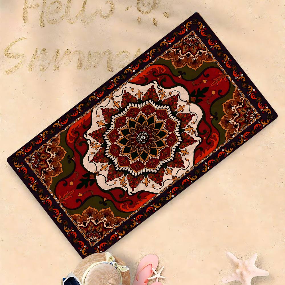 Mysterious Red Persian Microfiber Beach Towel Absorbent Quick Dry Soft Yoga Swimming Resort Mountain Climbing Towel