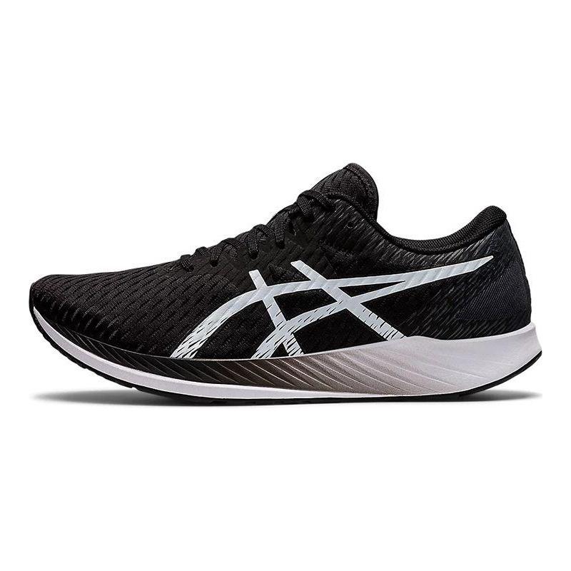 Asics Hyper Speed 1 Comfortable Fashionable Trendy Fabric Low Top Running Shoes Men sneaker Black White 1011B394-001