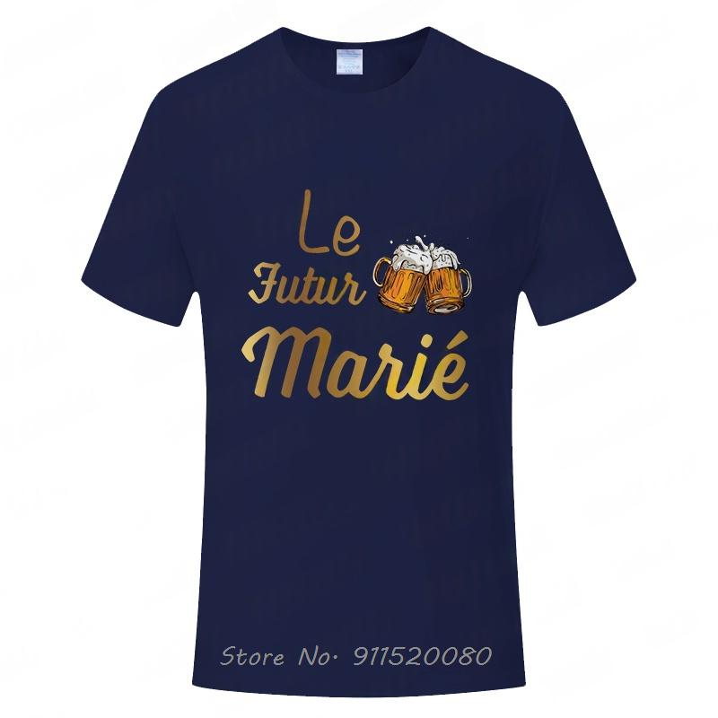 French Evg Team Married Tops Single Farewell Bachelor Oversized Tshirt Future Groom Cotton Tshirt Fashion Beer Unisex Tops Tees