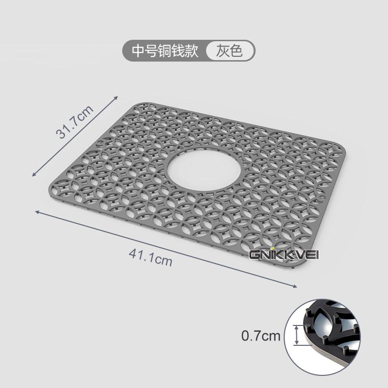 Silicone Sink Mat,Sink Protectors for Bottom of Kitchen Sink,Kitchen Sink Accessory,Heat Resistant Dishes Drying Mats