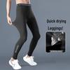 Men's High Elastic Compression Sports Pants - Quick-Drying, Lightweight Base Layer for Running, Fitness, Basketball, and Track & Field.