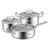Berneris Stainless Steel 3-Piece Cookware Set