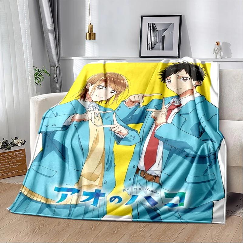 29 Style Blue Box Cartoon Ao No Hako Anime Blanket,Soft Throw Blanket for Home Bedroom Bed Sofa Picnic Travel Office Cover Kids