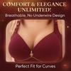 Coppa Sottile Non Magnetica Lucida Grasso Mm Reggiseno Taglia Grande Senza Ferretto Confortevole Traspirante Raccolto Intimo da Donna