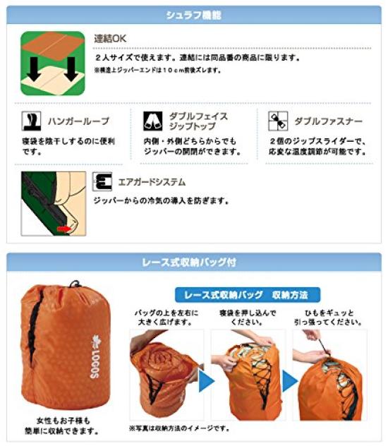 Logos Washable Sleeping Bag Warmer and Use 72600660 (0) (Antibacterial Odor-Resistant) [Minimum Temperature 0°C]