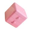 Desk Storage Box with 2 Drawers and   Lid Plastic Cute     Desktop Jewelry Stationary   for Home Dorm