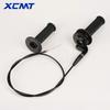 Poignées Accélérateur 22mm 7/8" et Jeu de Câbles pour Mini Quad VTT Moto Cross 50cc 90cc 110cc 125cc 150cc 200cc 250cc