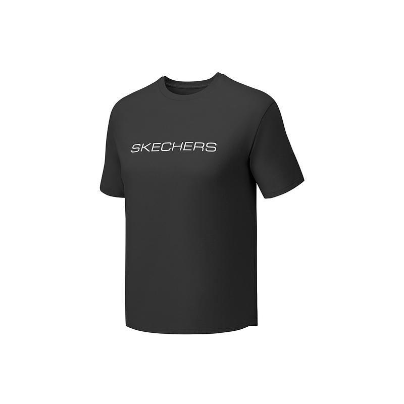 Skechers Sports Lifestyle Series Moisture-Wicking Quick-Dry Soft Comfortable Cool Feel T-Shirt Women Tops P325W078-0018 M
