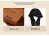 Men's Hooded Mid-Length Woolen Fashion Coat