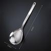 Kitchen Stainless Steel Strainer Spoon Household Skimmer Scoop Serving Perforated Strainer Spoon Colander Kitchen Accessory