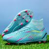AG/FG Football Boots Suitable for Both Men and Women, PU+fabric Upper, TPU Sole, Non Slip and Durable, Outdoor Sports Field Trai