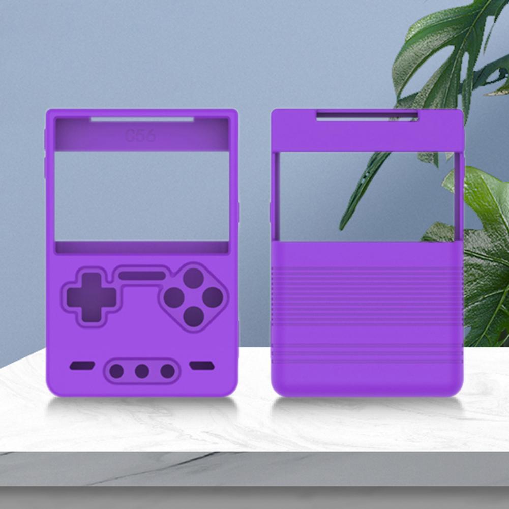 Silicone Protective Case Shockproof Soft Skin Cover Protector Sleeve with Lanyard for Trimui Brick Handheld Game Console