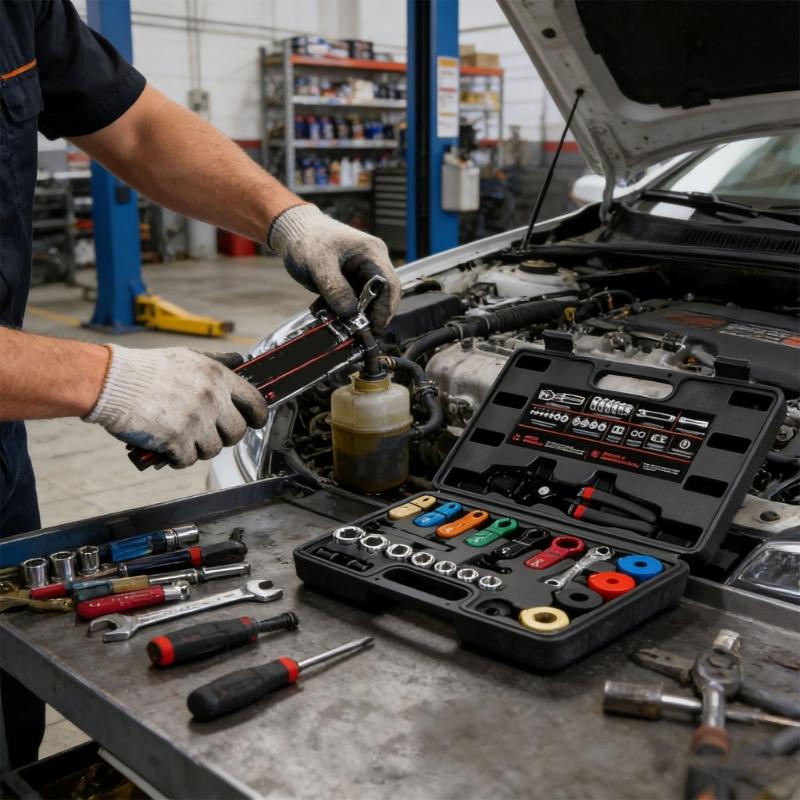 Automotive Oil Line Disconnect Tool Set for Easy Removal of Oil Oil and Radiator Hoses Color Coded Sizes for Standard