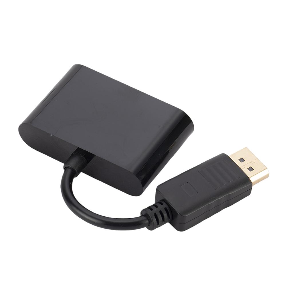 2 in 1 to HDTV VGA Cable Gold Plated 4K Display Cable Male to Male for Computer Desktop Monitor