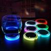 1/2PCS LED Car Cup Holder Lights, Light up Car Coasters for Cup Holders 7 Colors Changing USB Charging Mat Waterproof Cup Pad