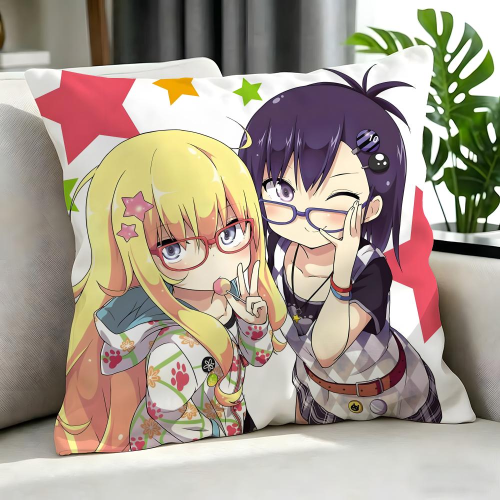 anime Gabriel Dropout Cushion Cover Cushion Cover Set Pcs x x x Pillowcase Decorative Sofa Home Decor