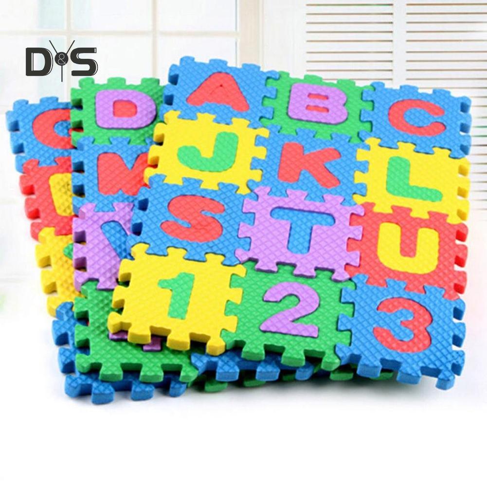 Alphabet Numbers Puzzles Crawling Foam Floor Mat Education Toy