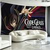 Code Geass Full Characters Group Anime Tapestry, Starry Blue Background Wall Hanging for Anime Fans