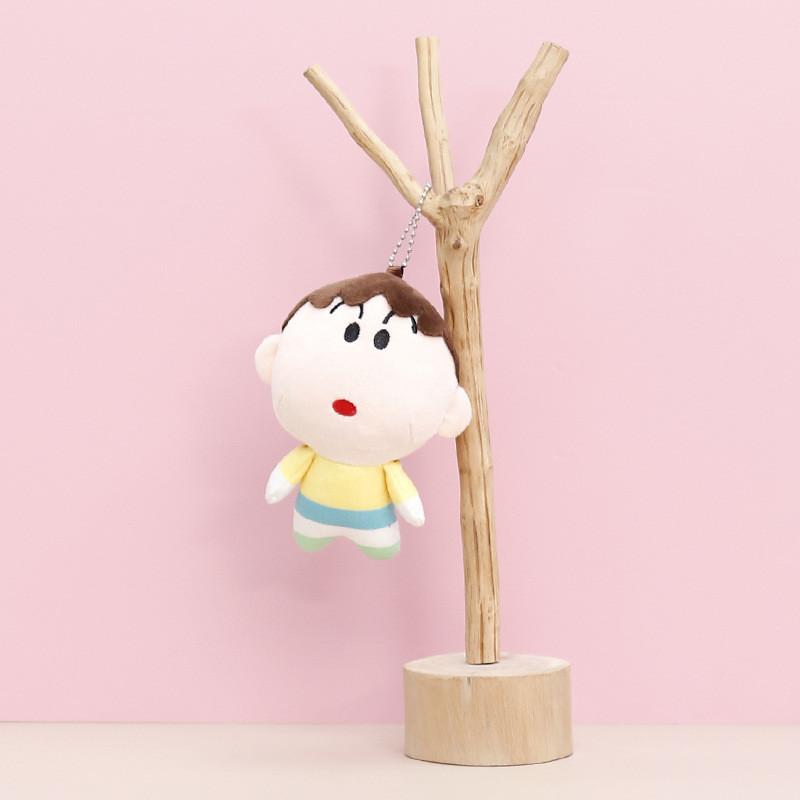 Crayon Shin Chan Boochan Keychain Girls Backpack Decorative Pendant Plush Doll
