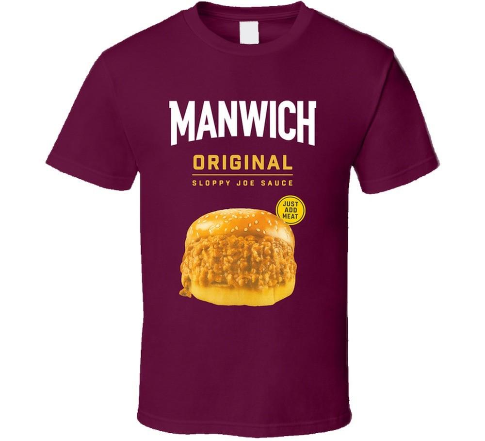 Manwich Original Sloppy Joe Sauce Just Add Meat T Shirt XL