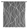 Twisted Lines Modern Art Grey Voile Curtains For Bedroom Tulle Window Curtain For Living Room Sheer Curtains Blinds Drapes