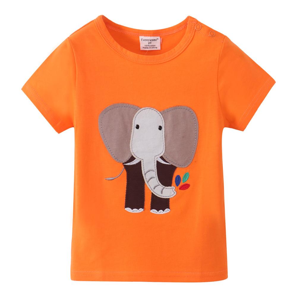 Summer boys  short-sleeved children s T-shirts children s T-shirts summer children s T-shirts 100
