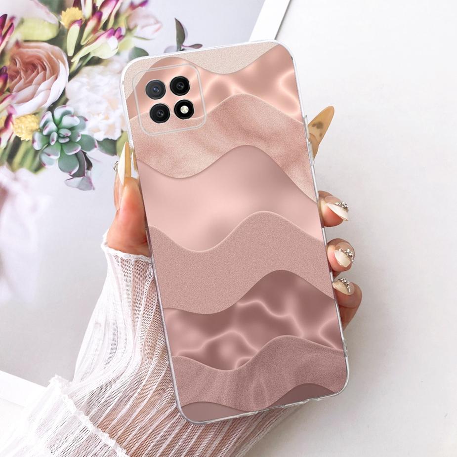For Oppo A73 5G Case CPH2161 Luxury Flowers Butterfly Painted Cover Soft Slim Phone Case For Oppo A72 5G OppoA73 5G Fundas Coque