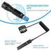 Tactical Flashlight High Brightness Waterproof LED Flashlight with Mounting Ring with 20mm Remote Push Switch Included (1200 Lumens, LED), (Compatible