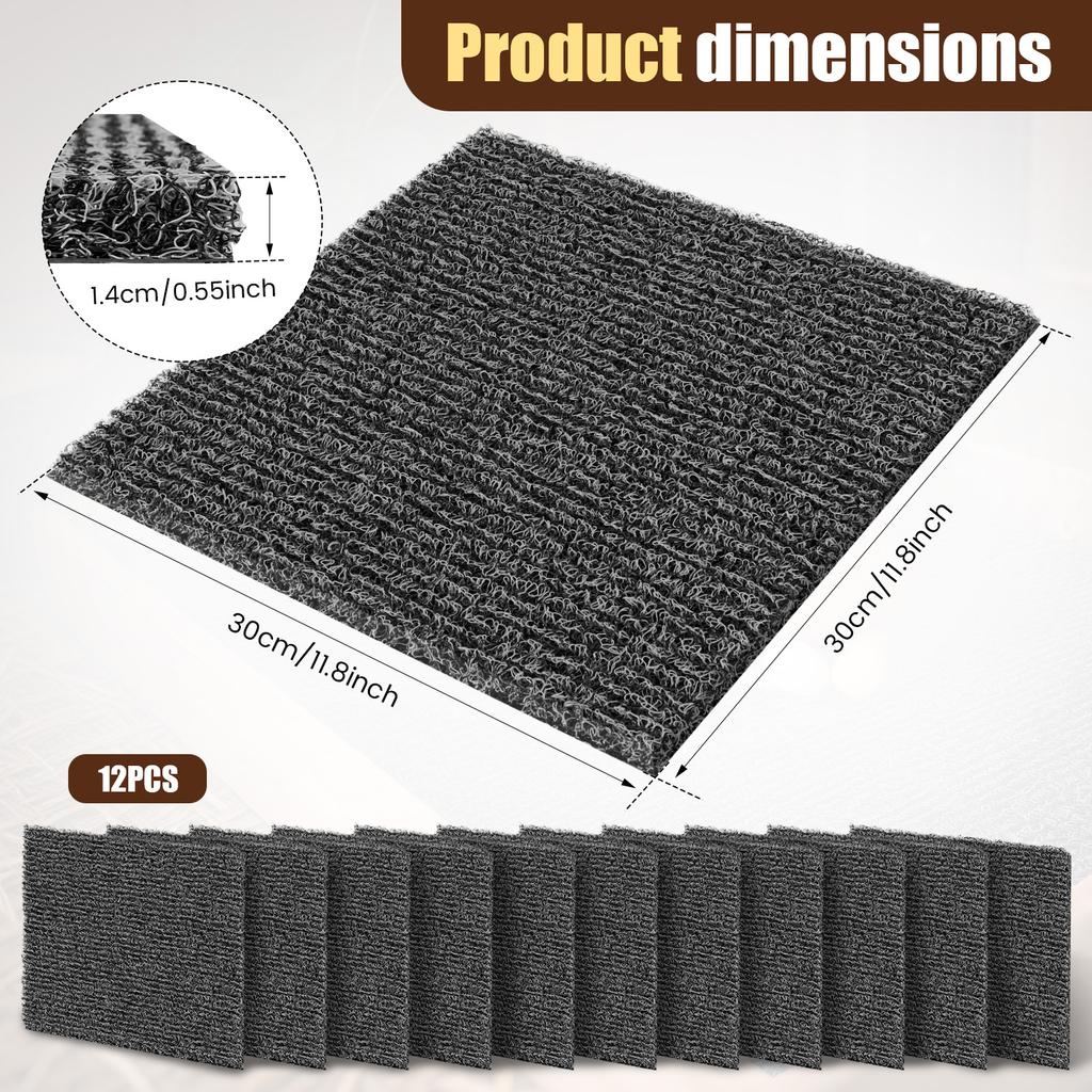 12 Pcs Chicken Nesting Pad Reusable Nesting Hens Bedding Mats for Egg Laying Box Liner Plastic Nest Box Pad Poultry House