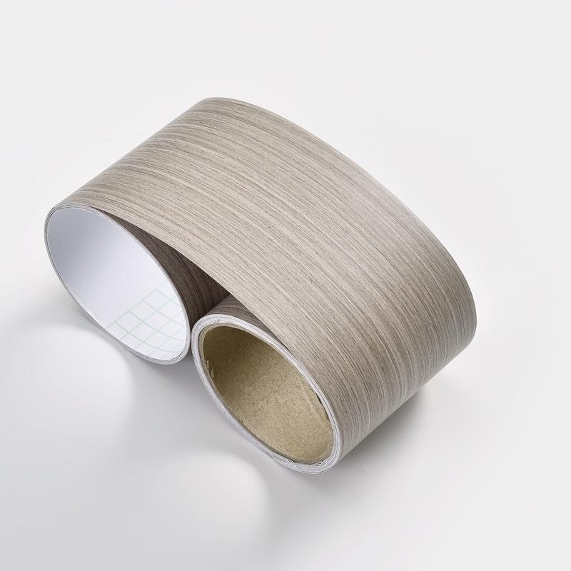 Vanntett selvklebende gulvlist og kantlist med trestruktur for møbelrenovering og sokkeldekorasjon