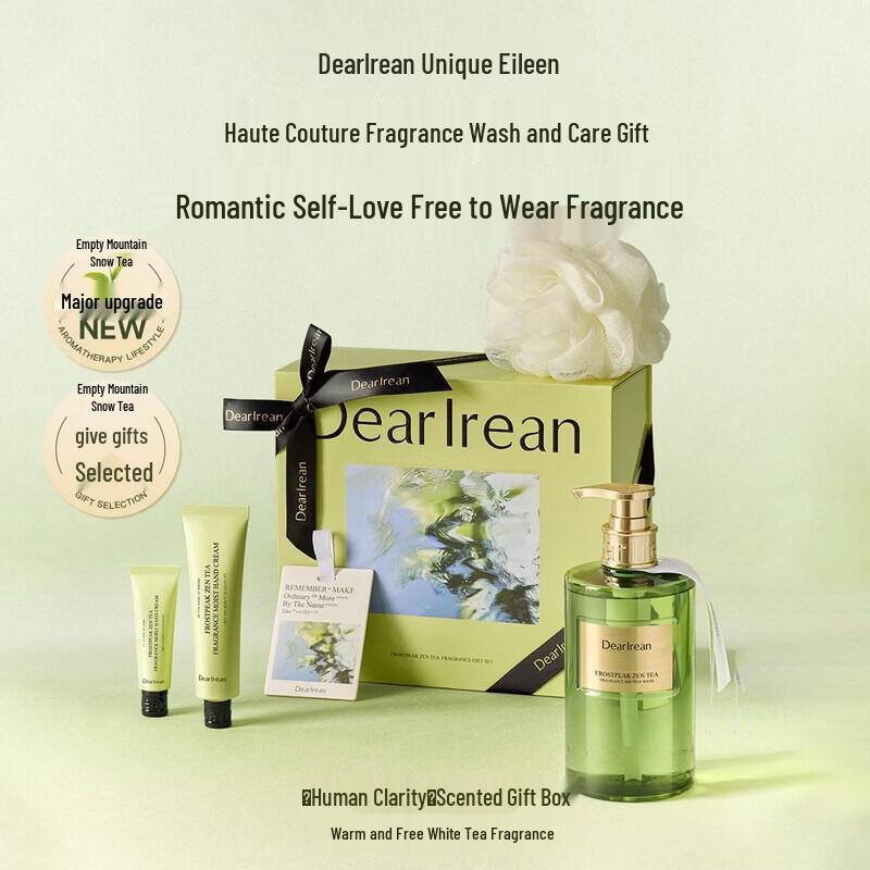 Dear Irean Empty Mountain Snow Tea Hand Cream & Shower Gel Gift Set