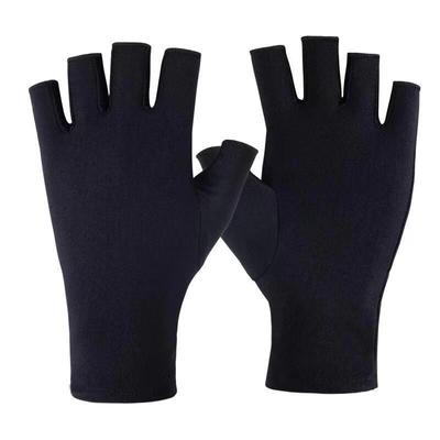 Luvas de proteção solar femininas, proteção UV, finas para o verão, direção, ciclismo, carro a bateria, antiderrapantes, tela sensível ao toque, luvas de seda gelada de cor sólida