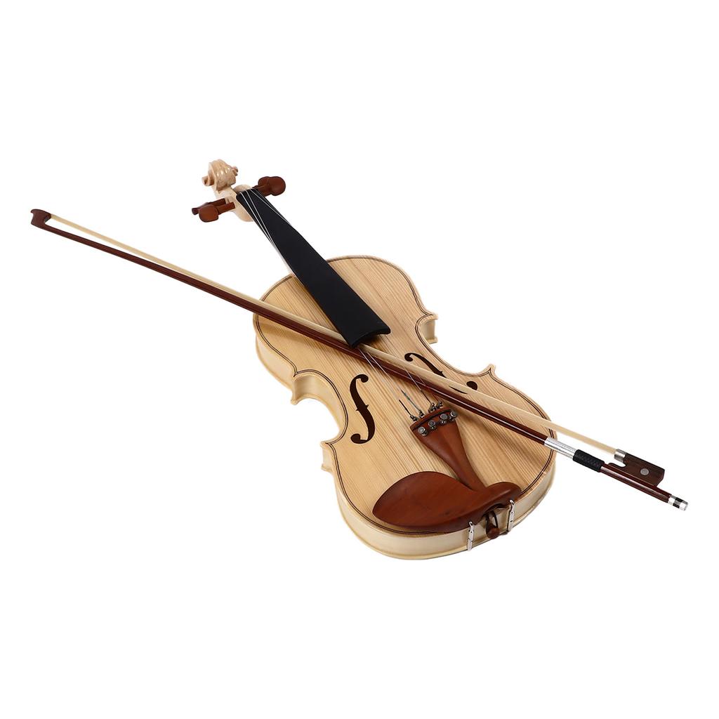 44 Violin Kit Set for Beginners Student Maple Jujube Accessories with Storage Case