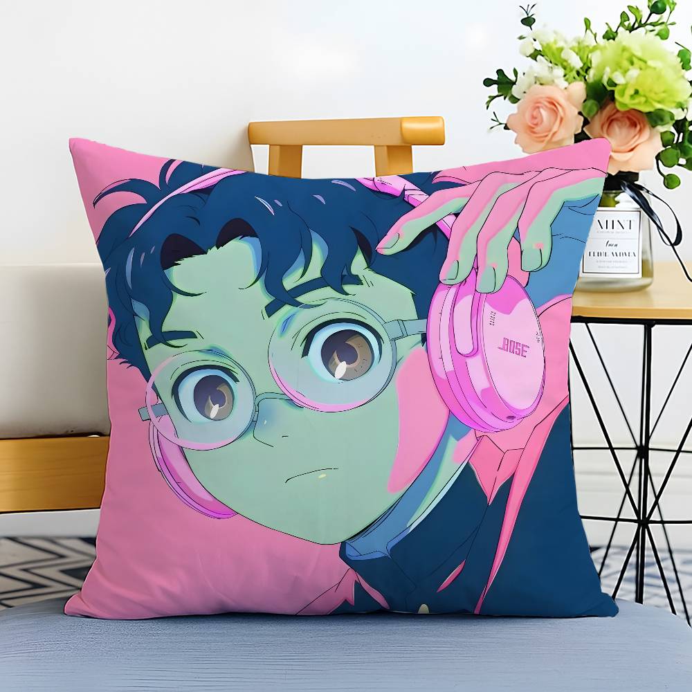 

Anime D-Dandadanes Pillow Case Anti-dustmite Pillowcase Invisible zipper silky short plush Sofa cushion cover 12x12Inch