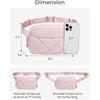 Stylish Travel Fanny Pack With Adjustable Strap And Quilted Design For Women