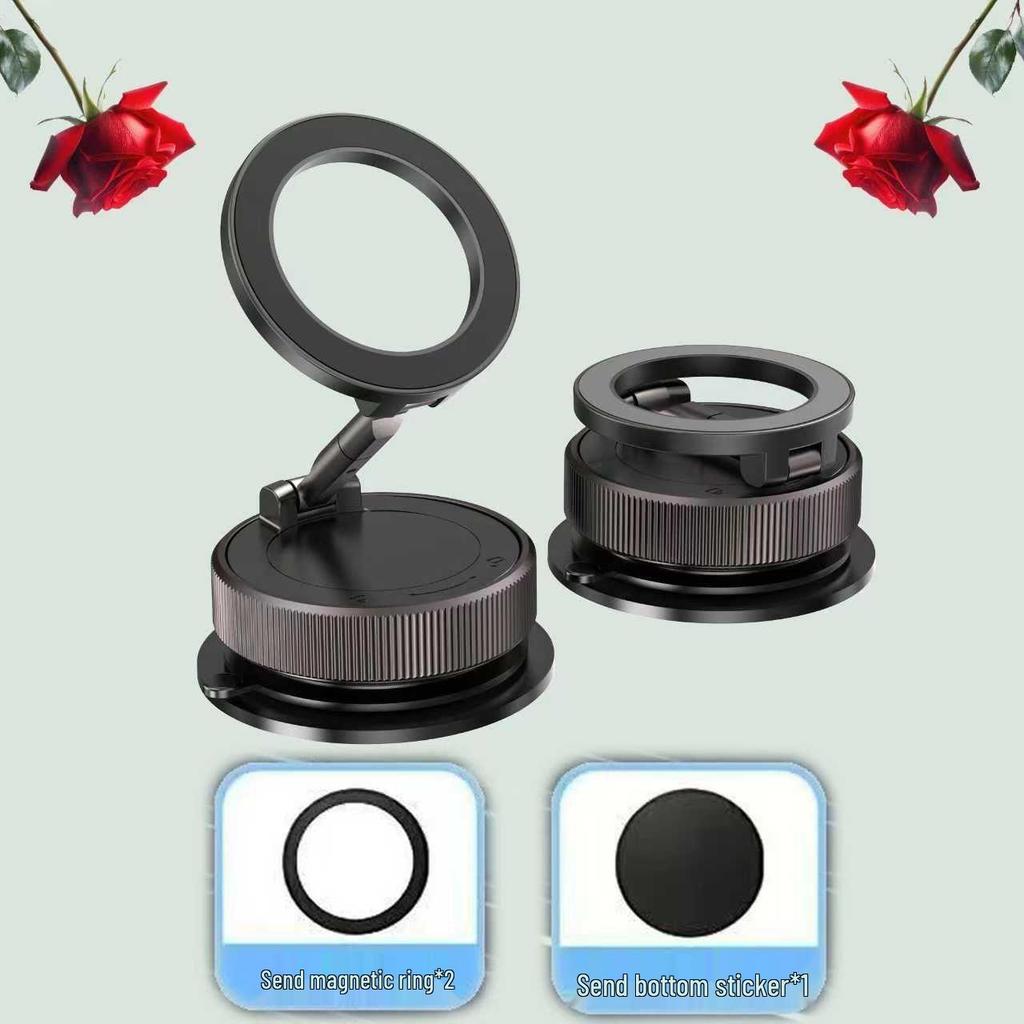360° Rotatable Magnetic Car Phone Holder with Strong Suction Cup
